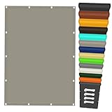 Sonnensegel Balkon Ohne Bohren 90 x 360 cm Wasserabweisend UV Schutz 98% UV...