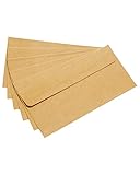 Kraftpapier Umschläge,Briefumschläge (100 Stück) aus vintage Kraftpapier...