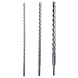 Steinbohrer Set Ø 10-14-20mm x 40cm 3-teiliges Betonbohrer Set Steinbohrer...