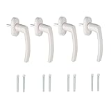 WinDoor Echo Fenstergriffe, 4er-PackPack Fensterschloss Aluminium ohne...