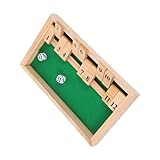 FUNNETOYU Shut The Kasten Würfelspiel 2-Spieler Holzbrett mit Kreativen...