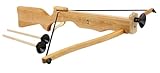BestSaller 1242 Kinder-Armbrust Erlenholz geölt +3X Armbrustbolzen mit...
