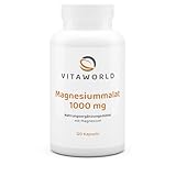 vitaworld Magnesiummalat 1000 mg, 100% reines Magnesiummalat, 300 mg reines...