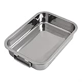 Jotekonoby Edelstahl-Bräter mit Rost, tiefer Ofen-Bräter für Truthahn,...