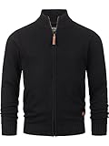 Indicode Herren INLut Strickjacke mit Stehkragen und Reißverschluss |...