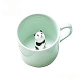 BigNoseDeer Kaffee-Milch-Tee-Keramik-Becher - 3D Tier-Morgen-Schale...