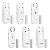 TechRise Türalarm Fensteralarm Einbruchschutz Türalarmsensor, 3-fache...