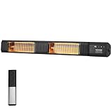 VEVOR Heizstrahler, 3000 W, Wärmestrahler mit Fernbedienung, IP65-Schutz,...