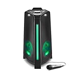 MEDION P61552 Party-Soundsystem (Partylautsprecher inkl. Mikrofon, Karaoke...