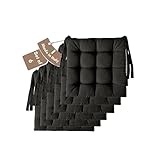 Il Tuo Artigiano Design 6 Stuhlkissen im Set, 40 x 40 cm 6 cm dick,...