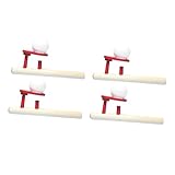COSMEVIVI 4Stücke Teiliges Blasrohr Spielzeugset aus Holz Lustige...