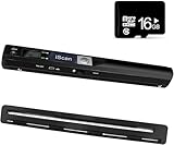 AOZBZ Tragbarer Dokumentenscanner, 900 DPI, Handgerät, USB-Bildscanner,...