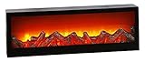 Dekokamin LED Kamin Feuer Elektrokamin Wandkamin Kaminfeuer Batterie 60x20...