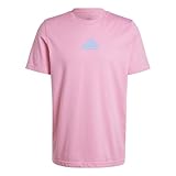 adidas Men's AEROREADY Tennis Play Graphic Tee T-Shirt, Bliss pink, M