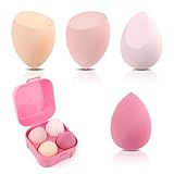 4 Stück Make up Schwamm Set, Beauty Blender Makeup Schwamm, Make Up...