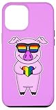 Hülle für iPhone 12 Pro Max LGBT Supporter Schwein Regenbogen Gay Pride -...