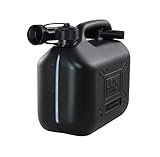 ProCar Benzinkanister Schwarz - UN- Zulassung Kunststoff Kraftstoffkanister...