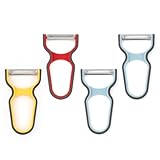 Edelstahl Melonenschäler Obst- und Kartoffelschäler 4-teiliges Set