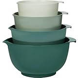 BoxedHome 4-teiliges Rührschüssel Set aus BPA-freiem Kunststoff, Grün -...