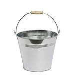 Decpero Zinkeimer Ø 20,3 cm I Höhe 17cm I 1 Stück