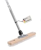 BawiTec Qualitäts Großraumschrubber 40cm mit Teleskopstiel verstellbar...
