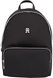 Tommy Hilfiger Damen Rucksack Poppy Backpack Mittelgroß, Schwarz (Black),...