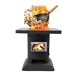 Holzofen, Multifunktionaler Kaminofen Holzofen für Die Hausheizung, Ideal...