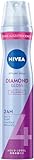 NIVEA Diamond Gloss Styling Spray, stärkendes Haarspray mit UV-Schutz,...