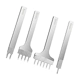 Lederlochstanzen-Set | 4er Set Lederlochzangen-Werkzeug Für Lederarbeiten...