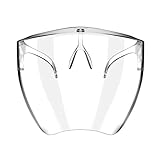 Clear Face Shield Cycling transparente Schutzmaske Visorstaubfester Face...