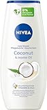 NIVEA Coconut & Jojoba Oil Pflegedusche (250 ml), pH-hautneutrales Duschgel...