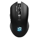 Sharkoon SKILLER SGM3 schwarz, optische Gaming Maus, Dual Mode (Funk oder...