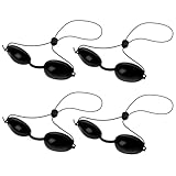 4 Stück UV Schutzbrille Solarium Brille, Professioneller Augen Schutz für...