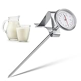 VBESTLIFE Edelstahl Milch Thermometer,-10~110 Kaffee Thermometer für...