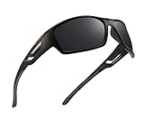 PUKCLAR Herren Sportbrille Polarisierte Sonnenbrille Fahrerbrille UV400...