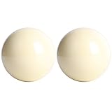 BuyWeek Billardkugeln Weiß, 2 Stück 5,72 cm Billiard Kugel Billardtisch...