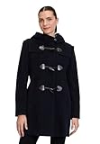 Gil Bret Damen Dufflecoat mit Kapuze Dress Blues,44