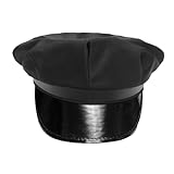 iixpin Unisex Polizei Hut mit Abzeichen Karneval Polizeimütze Kapitän Hut...