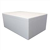 Styroporbox/Thermobox - 66,0 Liter - 72,0 x 48,0 x 30,0 cm/Wandstärke 3 cm...