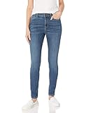 Amazon Essentials Damen Skinny-Jeans, Halbhoch, Mittlere Waschung, 44 Lang
