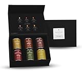 P-Stash Black Box Nussmischung - 6er Box Nüsse Mix - Cashews, Mandeln &...