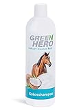 Green Hero Kokosshampoo für Pferde pflegt intensiv Fell, Schweif & Mähne...