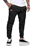 JMIERR Herren Hose Chino Cargo Hose Jogginghose Herren Baumwolle Sporthose...