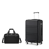 KONO 55cm Handgepäck-Koffer Trolley Set 2 Teilig Gepäcksets, Kleiner...