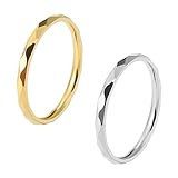 Veemoon 2Stücke Titanstahl Ringe Für Liebende Chic Finger Schmuck...