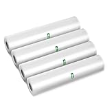 Youyijia 4 Rollen Vakuumierfolie Rolle Folienrollen für Vakuumierer 28 x...