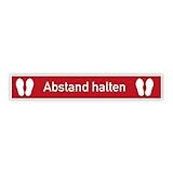 stempel-fabrik – Bodenaufkleber 'Abstand halten' – Abstandsaufkleber...