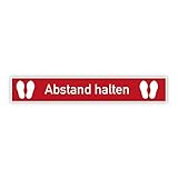 stempel-fabrik – Bodenaufkleber 'Abstand halten' – Abstandsaufkleber...