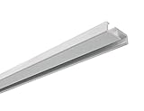 GARDINIA Aluminium-Schiene, 1-läufige Vorhangschiene, Gardinenstange, 150...