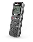 Philips VoiceTracer Audiorecorder DVT1120 - Mono WAV/PCM, 46 Std, 8GB,...